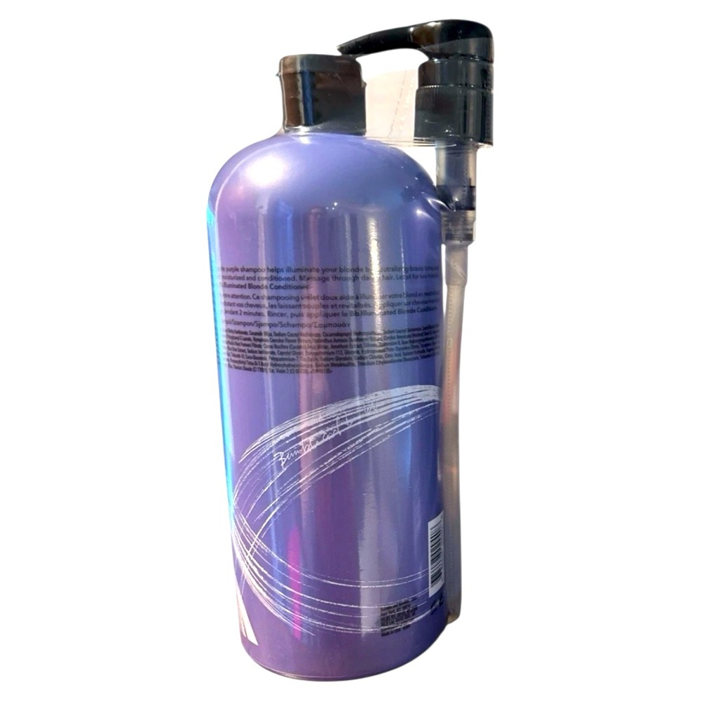 NEW SEALED JUMBO BUMBLE & BUMBLE ILLUMINATED BLONDE SHAMPOO w/PUMP-DISCONTINUED! - Picture 2 of 2